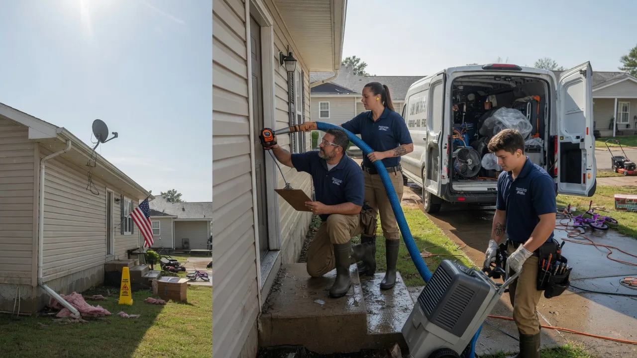 Ceiling Water Damage Restoration in Taylor Ridge, IL near me